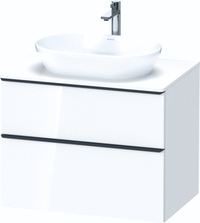 Duravit D-Neo Console Wastafelmeubel Voor Wandmontage Wit Hoogglans 800X550X66