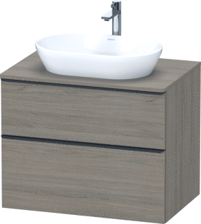 Duravit D-Neo Console Wastafelmeubel Voor Wandmontage Eiken Terra Mat 800X550X