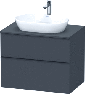 Duravit D-Neo Console Wastafelmeubel Voor Wandmontage Grafiet Mat 800X550X664