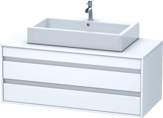 Duravit Ketho Console Wastafelmeubel Voor Wandmontage Wit Mat 1200X550X496 Mm