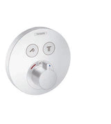 Hansgrohe Hg Thermostat Concealed Showerselect S 2 Outlet Matt White