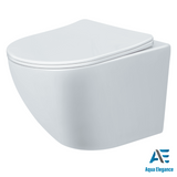 Aqua Elegance - Wit Glans - Toiletset Rimless - Doppio Wit