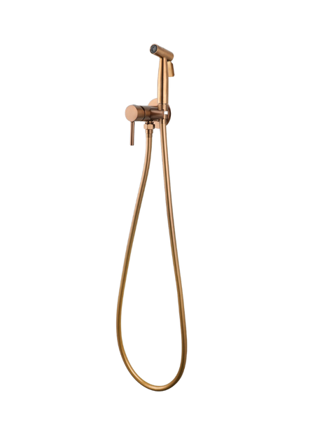 Aqua Elegance - Bidetkraan Met Handdouche (Warm En Koud Water) - Brons