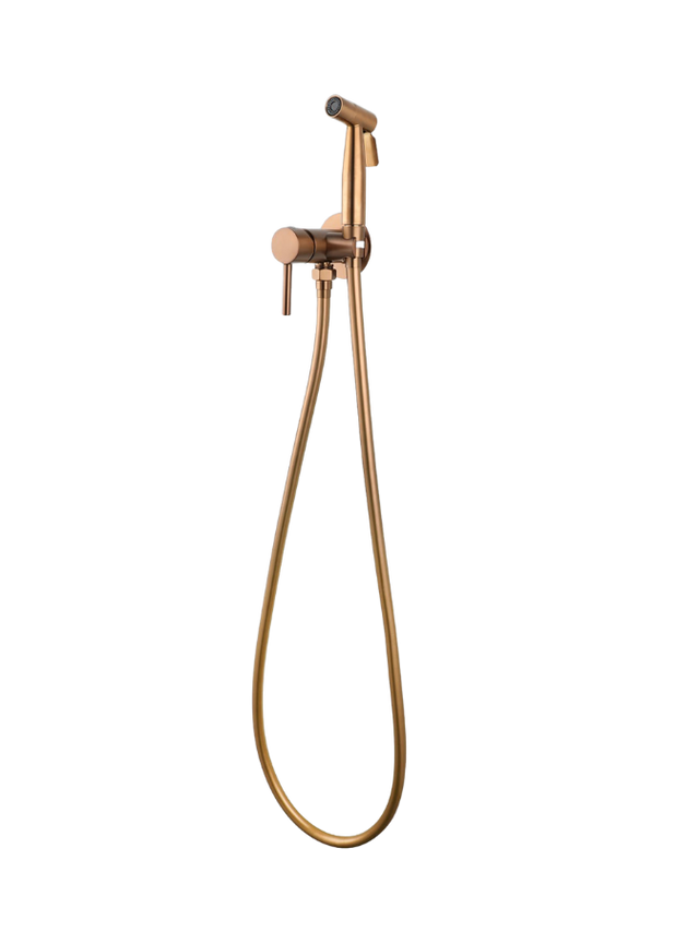 Aqua Elegance - Bidetkraan Met Handdouche (Warm En Koud Water) - Brons