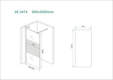 Wiesbaden Slim Glasplaat Nano Met Melkglas Middenband