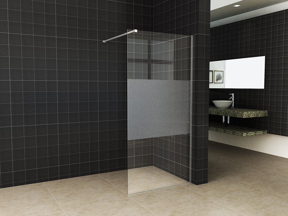 Wiesbaden Slim Glasplaat Nano Met Melkglas Middenband