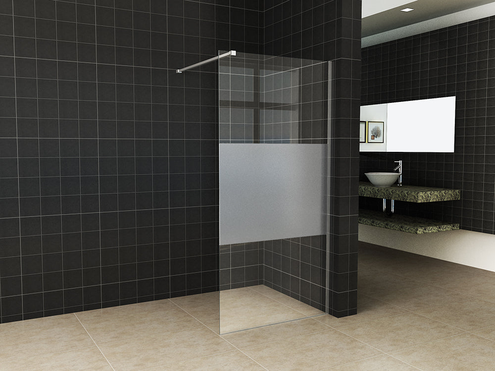 Wiesbaden Slim Glasplaat Nano Met Melkglas Middenband