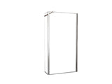Wiesbaden Comfort Zijwand Met Hoekprofiel Nano /Chroom