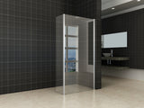 Wiesbaden Comfort Zijwand Met Hoekprofiel Nano /Chroom