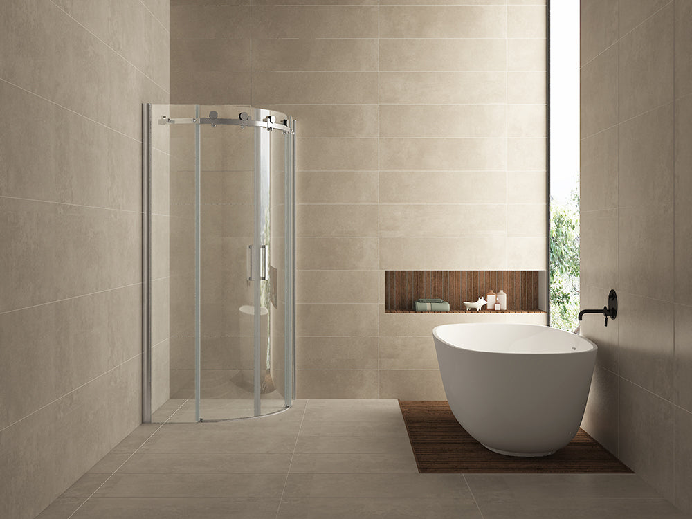 Wiesbaden Entra Cabine Kwartrond Met 2 Schuifdeuren X 8 Mm Nano /Chroom
