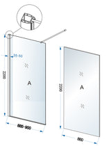 Xellanz Eco Inloopdouche Nano /Chroom  /500X2000X8 Mm