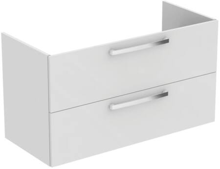 Ideal Standard Tiempo Wastafelmeubel 1000X440X550Mm Met 2 Laden Sc T5317 Glanzend Wit