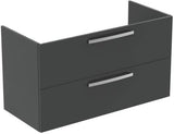 Ideal Standard Tiempo Wastafelmeubel 1000X440X550Mm Met 2 Laden Softclose T5317 Grijs