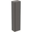 Ideal Standard Tesi Kolomkast Hoog 40X30X170Cm Met 1 Deur Glanzend Taupe Grijsbruin