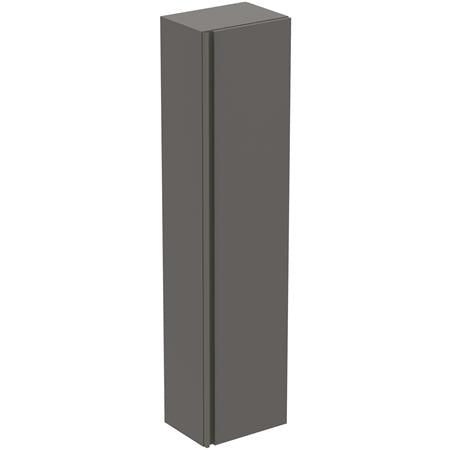 Ideal Standard Tesi Kolomkast Hoog 40X30X170Cm Met 1 Deur Glanzend Taupe Grijsbruin