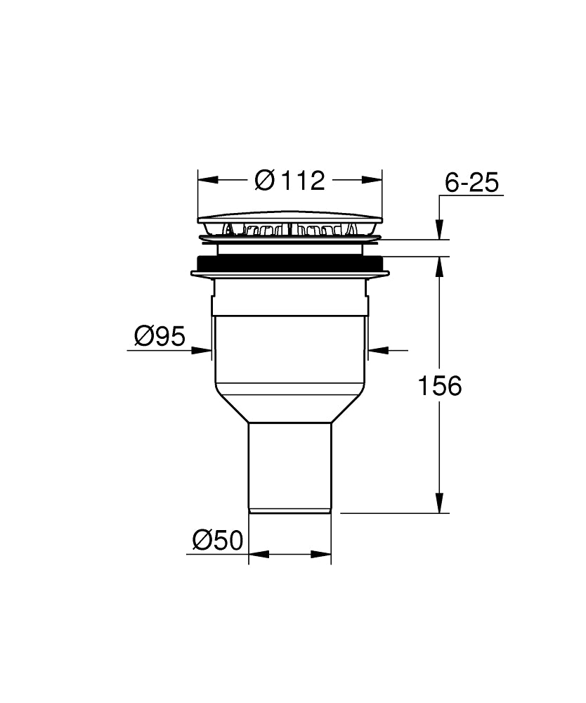 Grohe Universal Afvoergarnituur