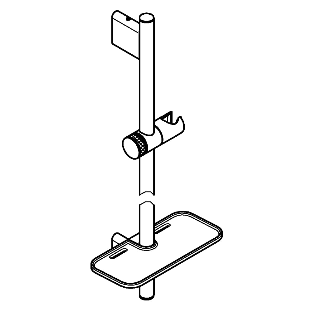 Grohe Rainshower Smartactive Glijstang 900 Mm