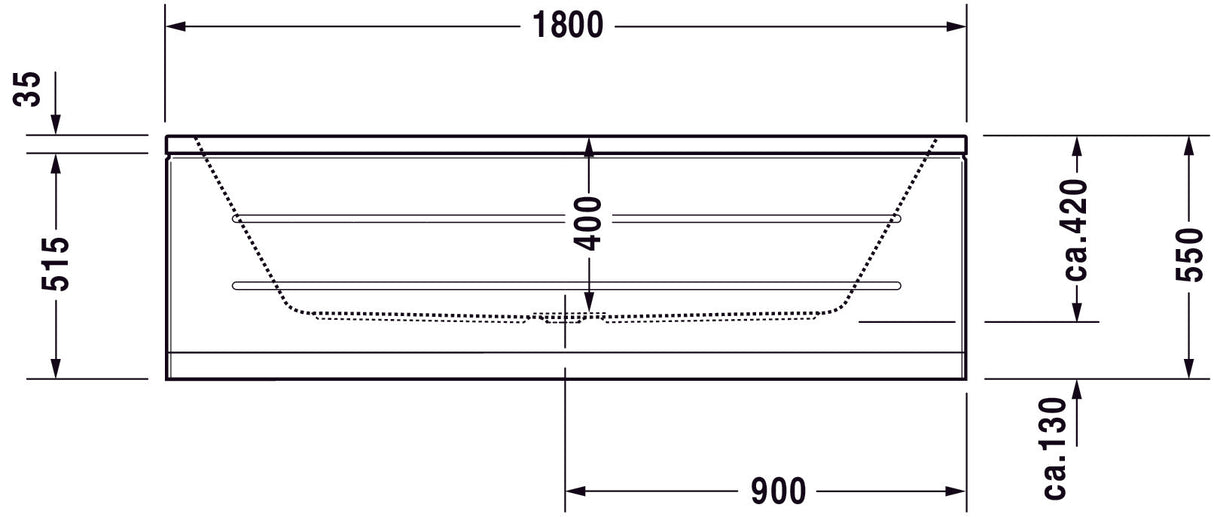 Duravit D-Code Bad Wit 1800X800 Mm