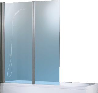 Novellini Aurora 2 2-Delig Spatsch.120X150 Cm Satin Glas Wit