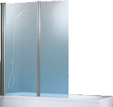 Novellini Aurora 2 2-Delig Spatsch.120X150 Cm Satin Glas Wit