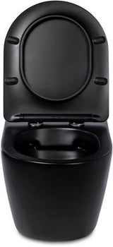 Blue Label Blu Balder Wc + Sc Zit 53Cm Mat Zwart
