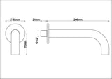 Wiesbaden Inbouw-Uitloop Rond 20Cm