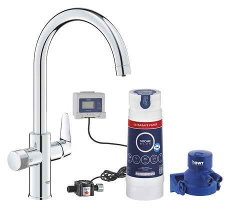 Grohe Professional Grohe Blue Pure Baucurve Startkit Met Ultrasafe Filter