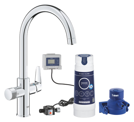 Grohe Professional Grohe Blue Pure Baucurve Starterkit Met S-Size Filter