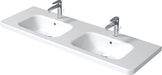 Duravit Durastyle Dubbele Wastafel Wit Hoogglans 1400 Mm