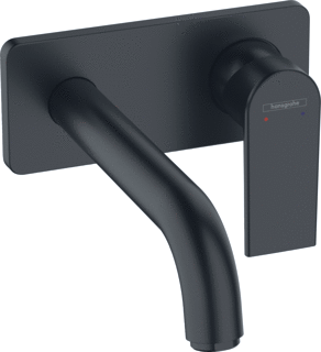 Hansgrohe Hg 2-Hole Basin Mixer Concealed Vernis Shape F-Set Matt Black