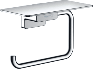 Hansgrohe Hg Paper Roll Holder With Shelf Addstoris Chrome