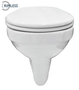 Xellanz Trevi Wandcloset Rimless Met Ultimo 3.0 Toiletzitting Softclose En Quick Release