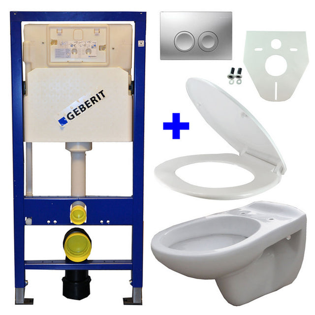 Geberit Up 100 + Neptunus Wc +Nept.zitt + Delta 25 Mat-