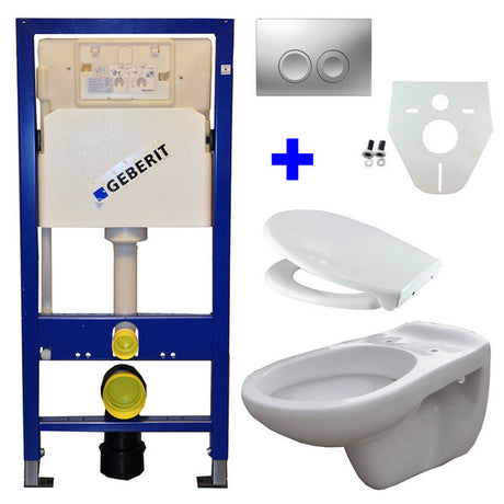 Geberit Up 100 + Neptunus Wc +Ultimo Zitt + Delta 25 Mat-