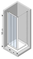 Novellini Nove Energy P Wand 3D 78X185 Mtch Hd