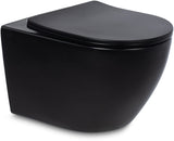 Blue Label Blu Balder Wc + Sc Zit 53Cm Mat Zwart