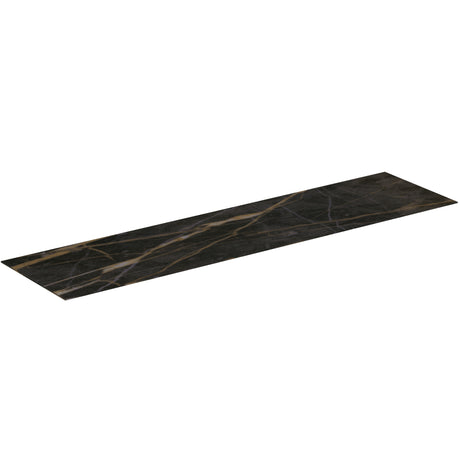 Ideal Standard Conca Keramisch Afdekblad 2000X505X6Mm Zonder Uitsnijding Black Marble