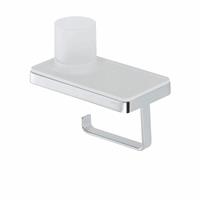 Geesa Frame Toiletrolhouder Met Planchet En (Led Licht)Houder Wit / Chroom