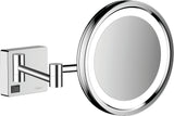 Hans Grohe Hg Shaving Mirror Addstoris Chrome With Led Light