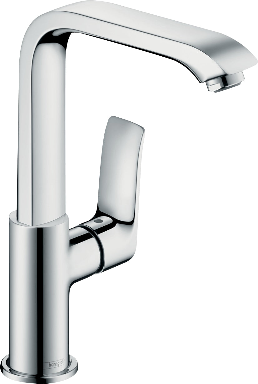 Hansgrohe Hg Basin Mixer 230 Metris Chrome With Swivel Spout Push-Open