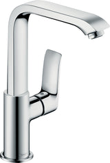 Hansgrohe Hg Basin Mixer 230 Metris Chrome With Swivel Spout Push-Open