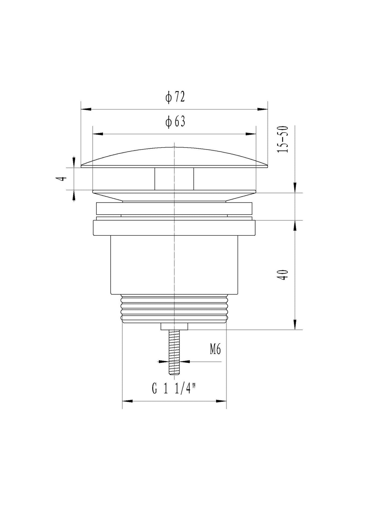 Xellanz Eco Clickwaste Afvoerplug