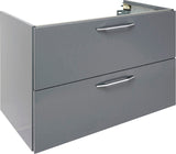 Detremmerie Onderkast (60 X 45 Cm) 2 Lades Greep - 5 - Grey Hgl.lac.