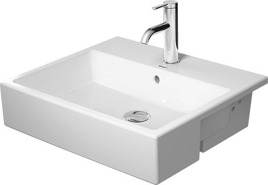 Duravit Vero Air Halfinbouwwastafel Wit Hoogglans 550 Mm