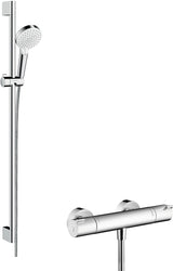 Hansgrohe Hg Showercombi Crometta Vario/ Ecostat 1001 Cl/Unica 900Mm White/Chrom