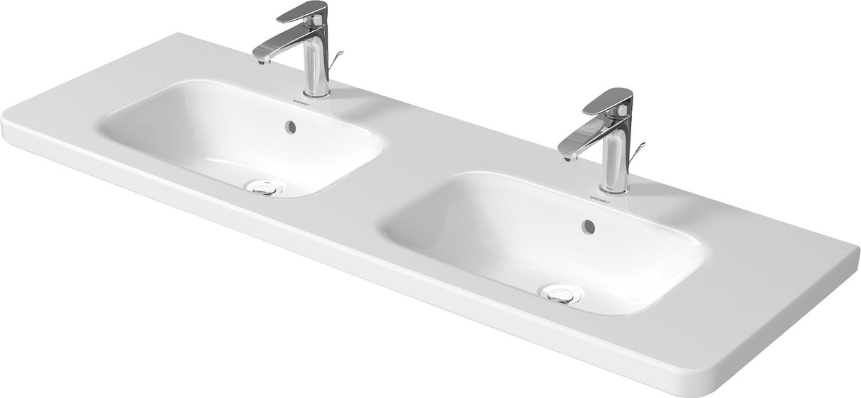 Duravit Durastyle Dubbele Wastafel Wit Hoogglans 1400 Mm