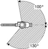 Geberit Badafvoer Pushcontrol D52 H=60 Cm Afbouwset: Gl.chr. D40