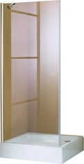 Hüppe Hp Dw 501 Design Zijw.zwaaid. 1000 H:1900 Zilvermat Glas Helder