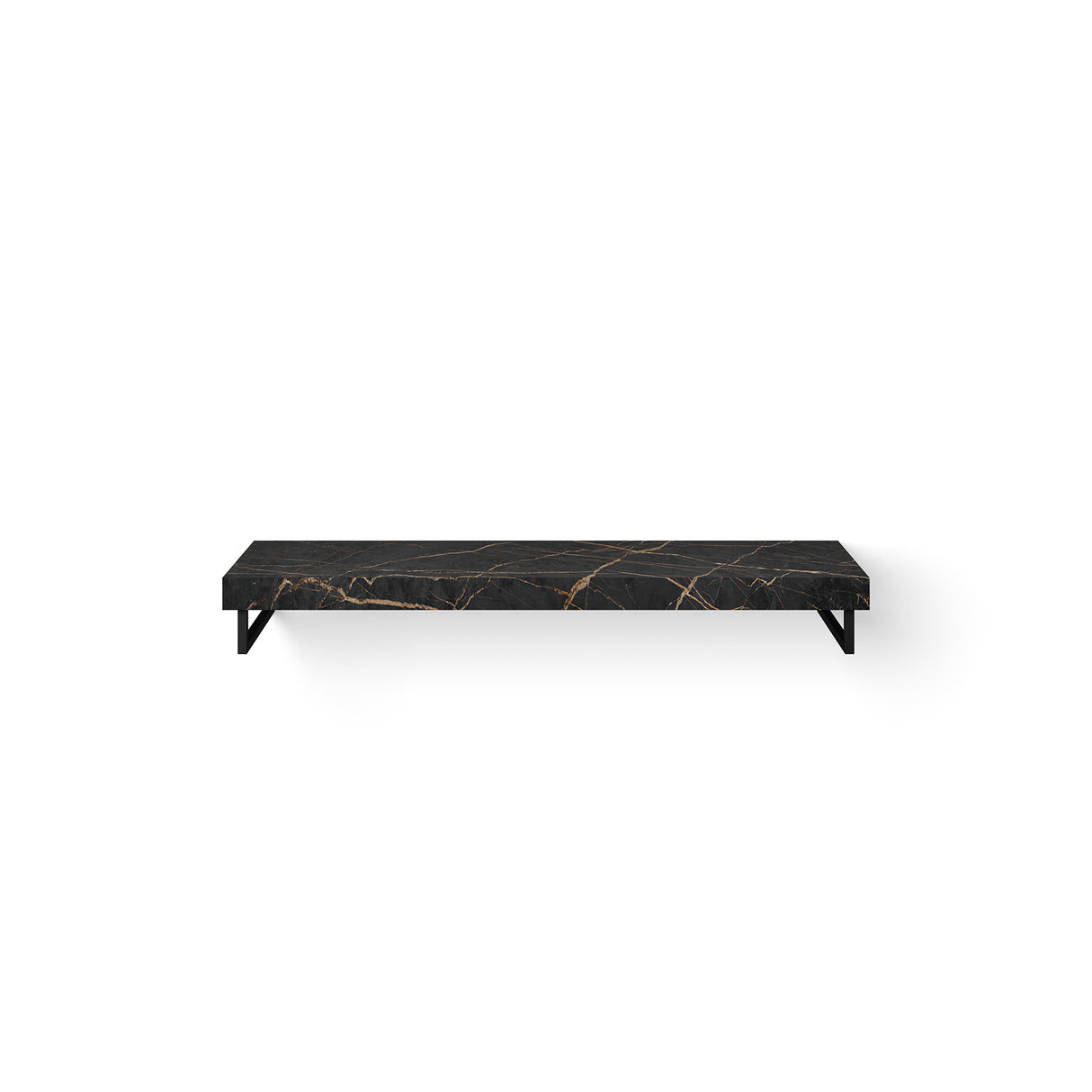 Looox Dekton Base Shelf Solo 140Cm Laurent Gat Links Hh Mat Zwart