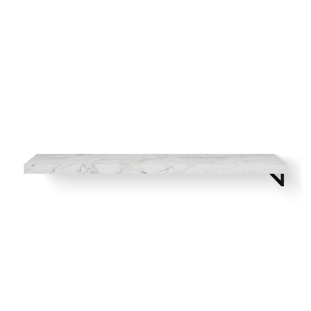 Looox Dekton Base Shelf Solo R 200Cm Bergen Gat Links Hh Rechts Mat Zwart